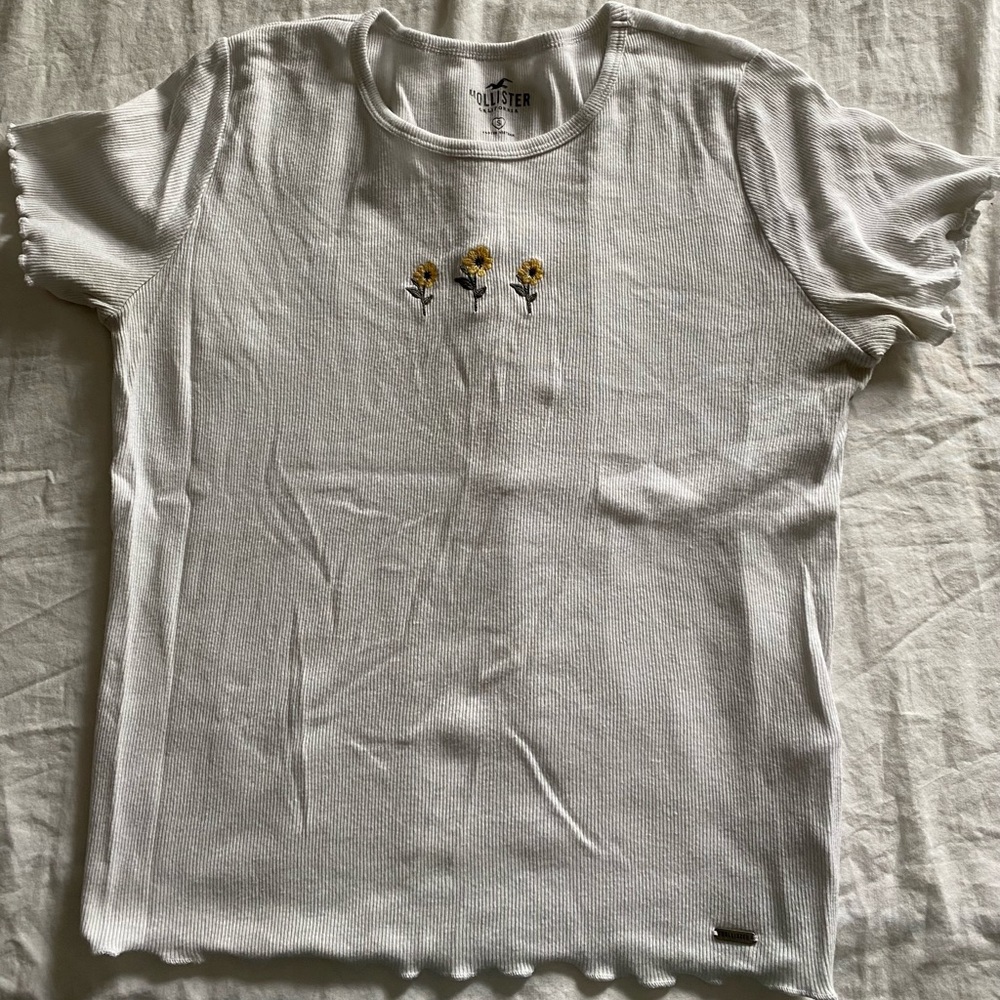 Hollister sunflower crop top